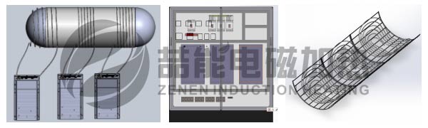 電源及線圈佈置示意圖